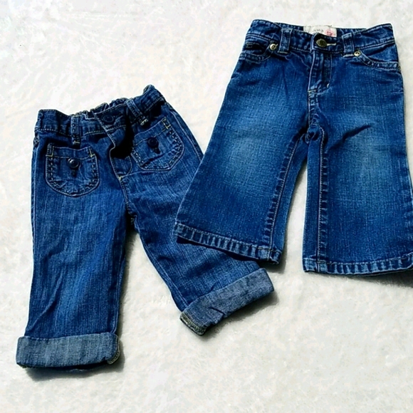 Gap, Old Navy, and Gymboree 6-12mo bundle of pants - Picture 2 of 7